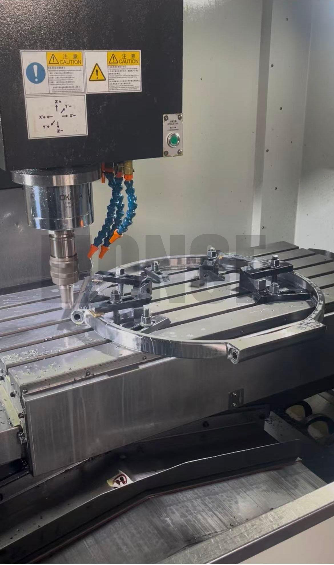 Böyük Buruq Paslanmayan Polad Çox Yivli Kilidləmə Üzükləri Xüsusi Qucaqlar